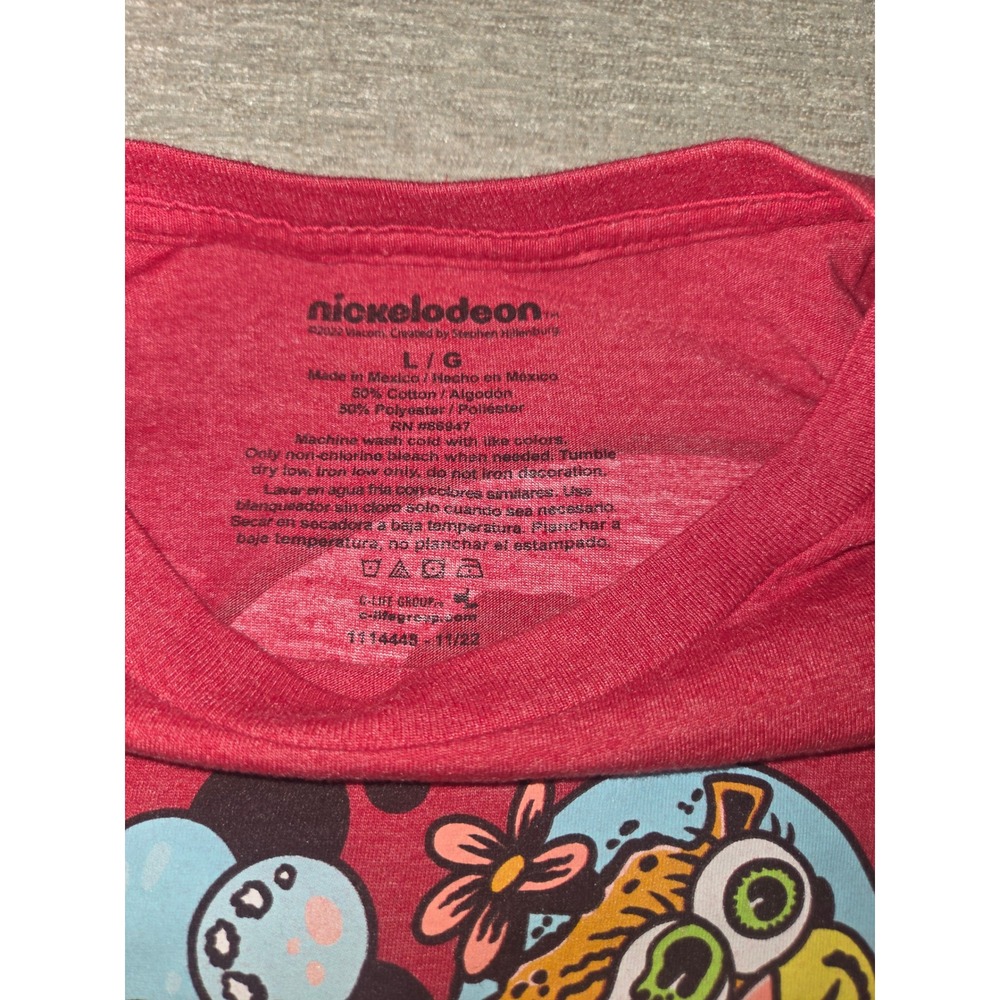 Nickelodeon SpongeBob SquarePants Graphic Shirt Adult Large Cartoon Bubble Tee - Picture 5 of 7